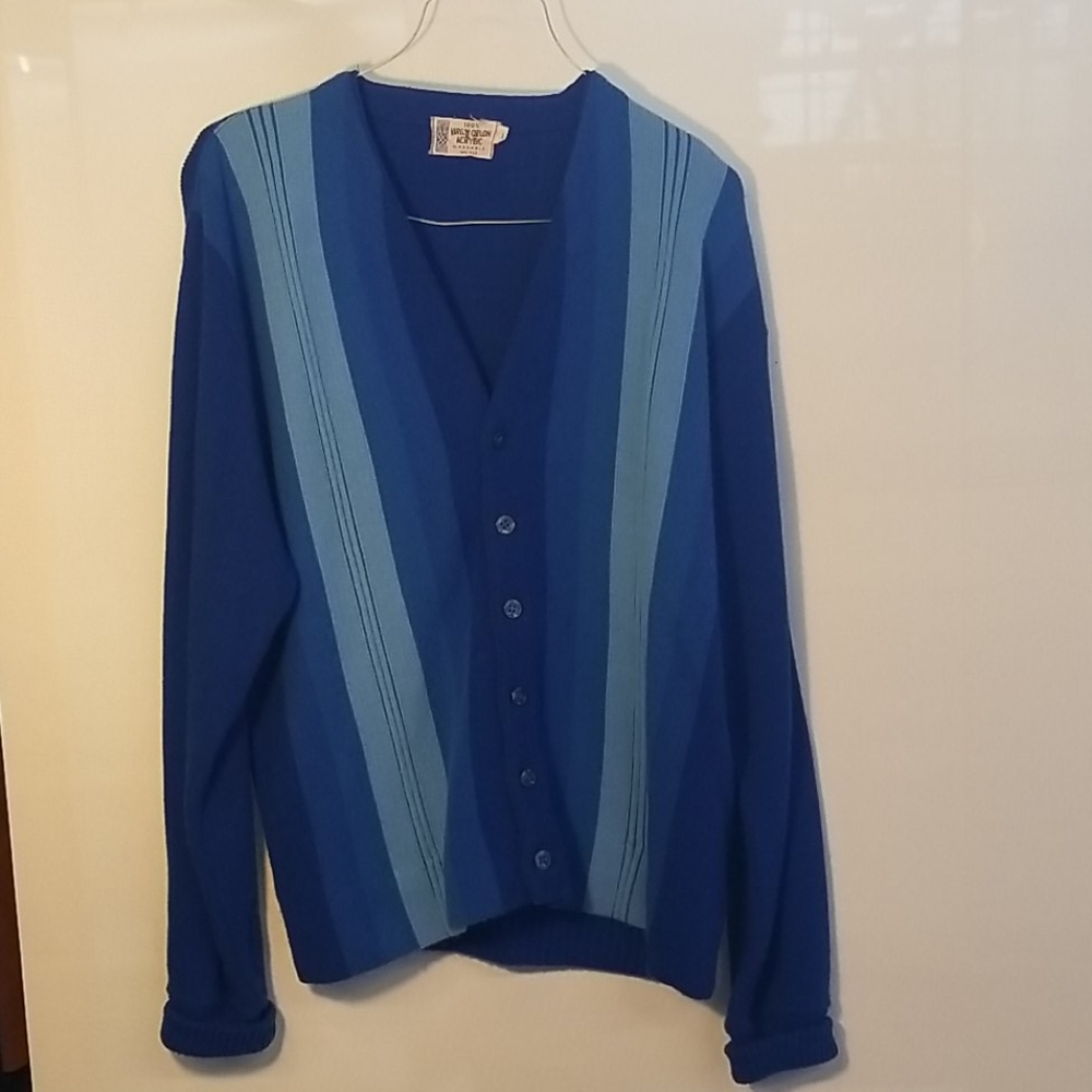 Vintage Men's Cardigan Orlon Acrylic